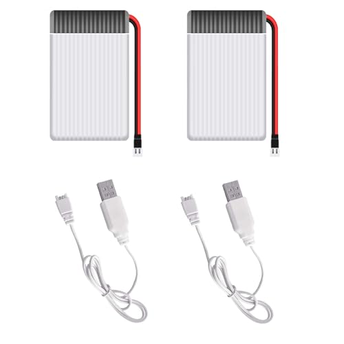 Batteries rechargeables et câbles USB pour drone i9C - Durabilité garantie, parfait pour vol eninteieur/exterieur - 2PCS