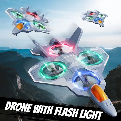 4DRC V50 Avion radiocommandé pour adultes et débutants - Mode sans tête, lumières LED et retournement 360°
